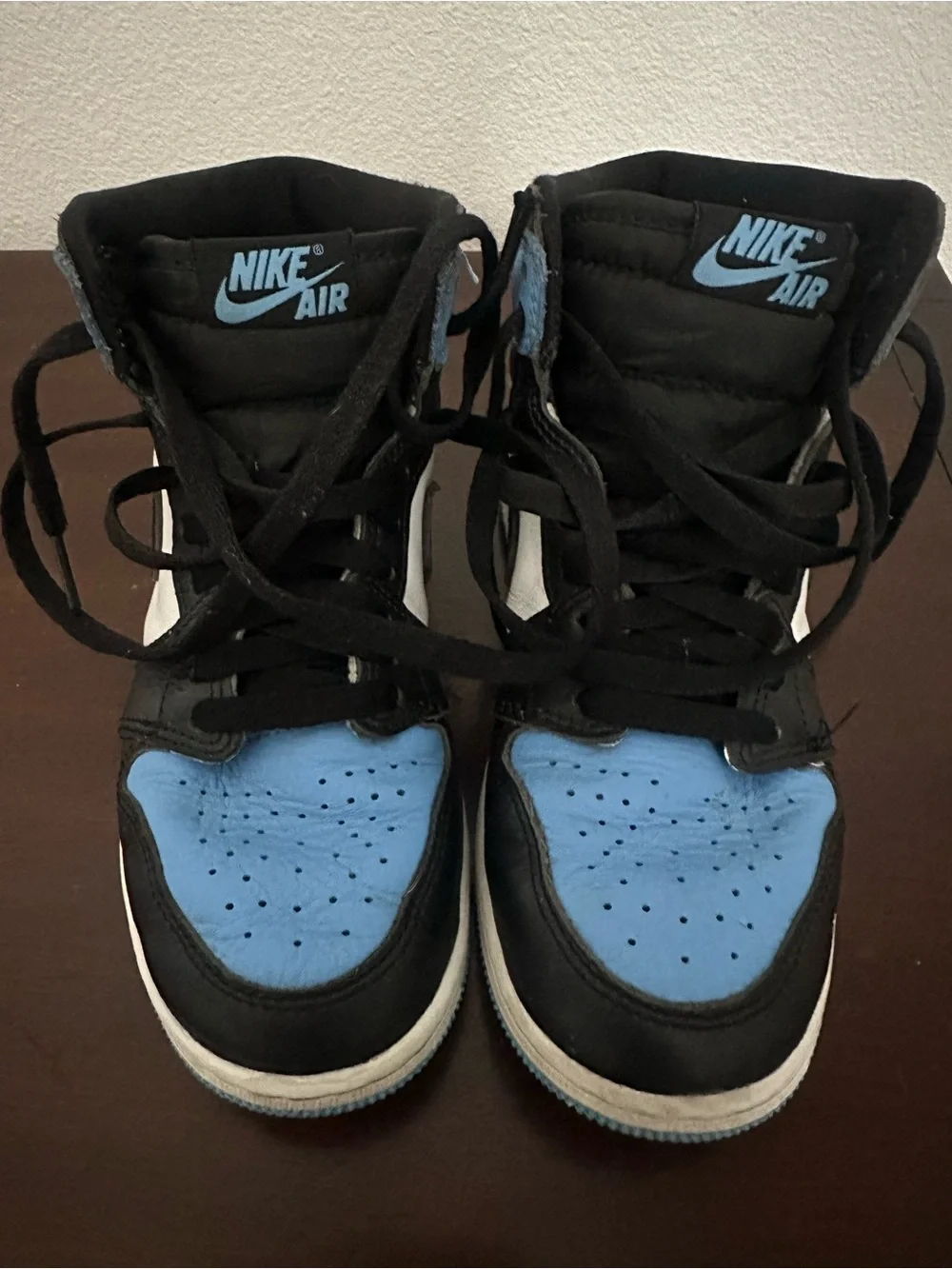 Jordan Kids' High-Top Sneakers in Black/Blue/White